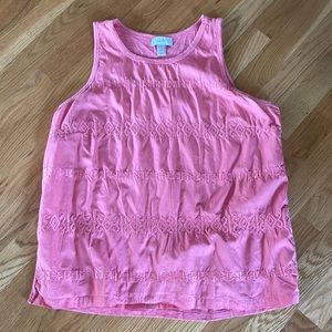 Loft Coral Tank Top